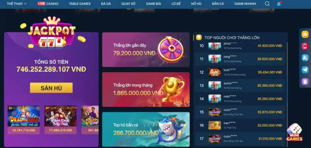 Thế giới trò chơi đa dạng co88